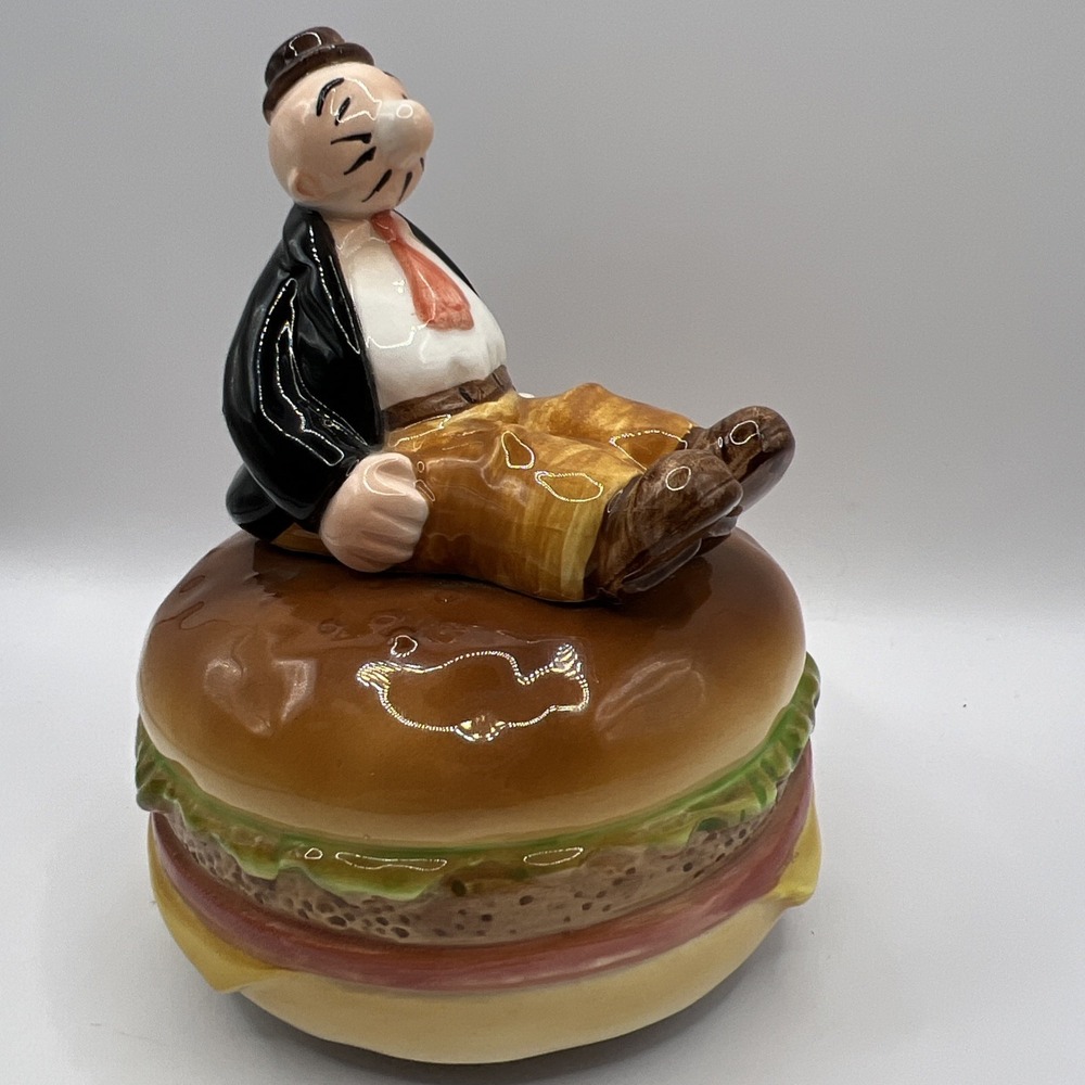 WIMPY Hamburger Cheeseburger Music Box Japan Vandoor Imports Vtg 1980
